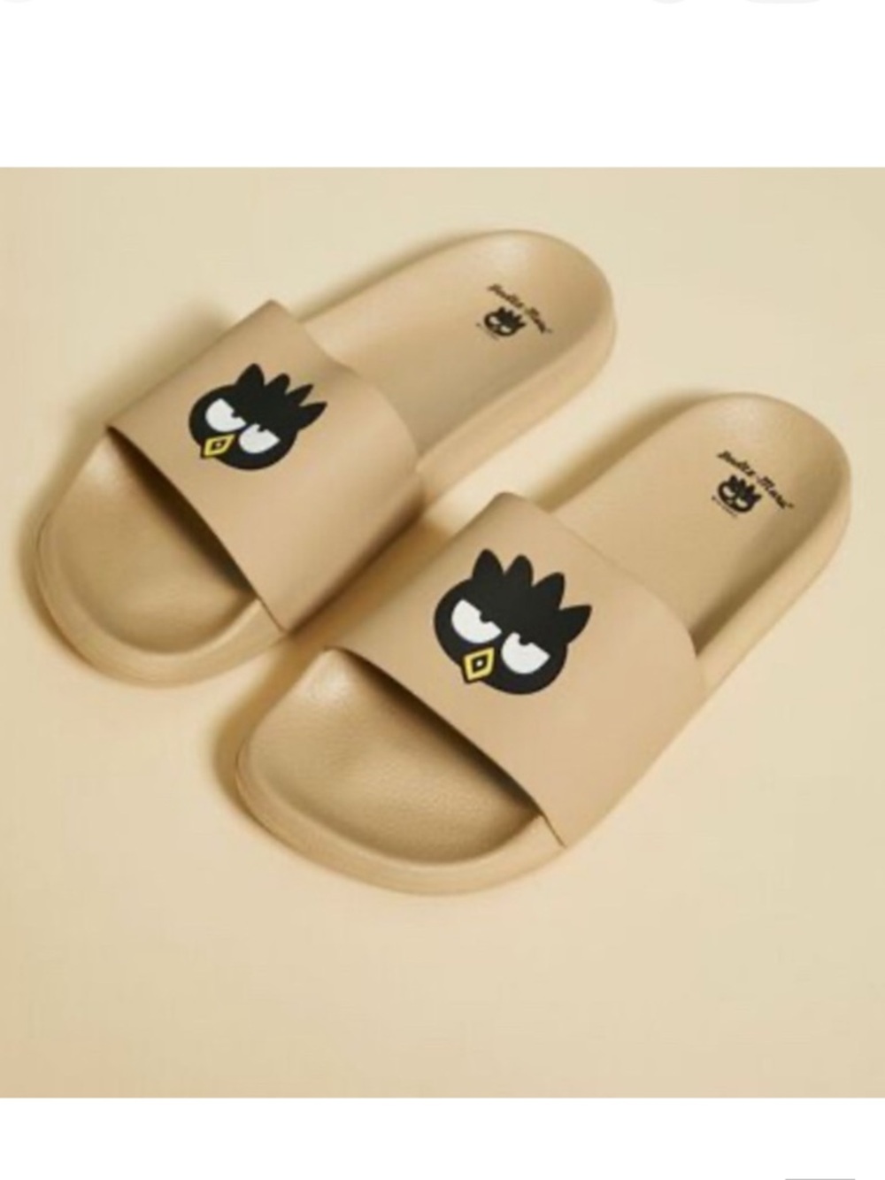 BADTZ-MARU by SANRIO x FOREVER 21 Graphic Sandals in Beige Multi